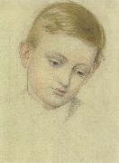 Joseph E.Southall Head of a Boy painting